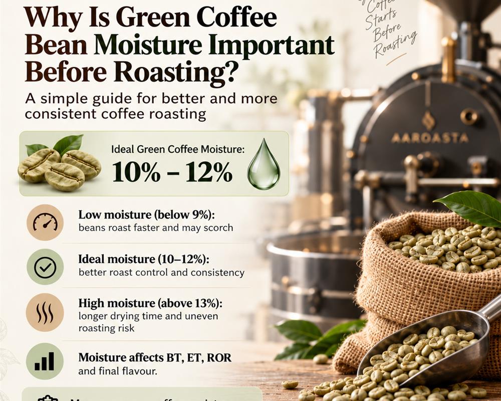 Why Is Green Coffee Bean Moisture Important Before Roasting?